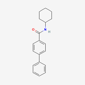 molecular formula C19H21NO B10966144 N-cyclohexylbiphenyl-4-carboxamide 