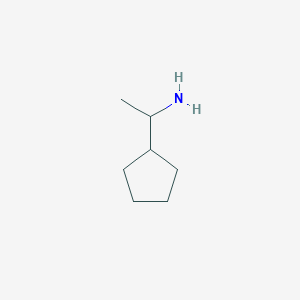 molecular formula C7H15N B109662 1-Cyclopentylethan-1-amine CAS No. 38118-79-5