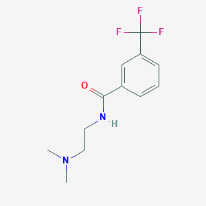 molecular formula C12H15F3N2O B10966578 N-[2-(dimethylamino)ethyl]-3-(trifluoromethyl)benzamide 