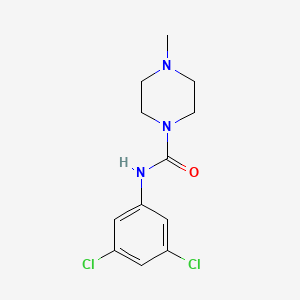 molecular formula C12H15Cl2N3O B10967040 N-(3,5-dichlorophenyl)-4-methylpiperazine-1-carboxamide 