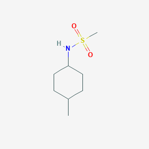 molecular formula C8H17NO2S B10968078 N-(4-methylcyclohexyl)methanesulfonamide 