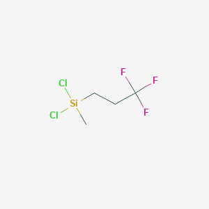 molecular formula C4H7Cl2F3Si B109683 (3,3,3-Trifluoropropyl)methyldichlorosilane CAS No. 675-62-7