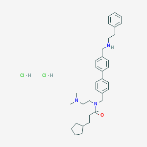molecular formula C34H47Cl2N3O B109685 SB 699551 dihydrochloride CAS No. 864741-95-7