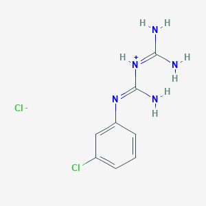 molecular formula C8H11Cl2N5 B109686 1-(3-Chlorophenyl)biguanide hydrochloride CAS No. 2113-05-5