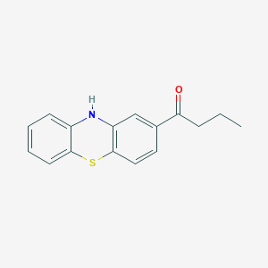 molecular formula C16H15NOS B109691 1-(10H-Phenothiazin-2-yl)butan-1-one CAS No. 25244-91-1