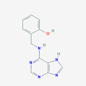 molecular formula C12H11N5O B109704 Phenol, 2-[(9H-purin-6-ylamino)methyl]- CAS No. 20366-83-0