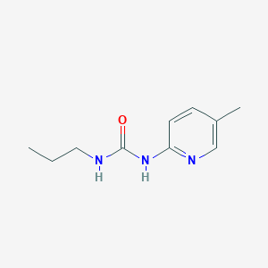 molecular formula C10H15N3O B10970902 1-(5-Methylpyridin-2-yl)-3-propylurea 