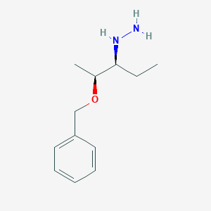 molecular formula C12H20N2O B109713 [(2S,3S)-2-phenylmethoxypentan-3-yl]hydrazine CAS No. 183871-34-3