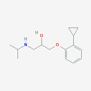 molecular formula C15H23NO2 B109714 Procinolol CAS No. 27325-36-6