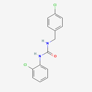 molecular formula C14H12Cl2N2O B10971633 1-(4-Chlorobenzyl)-3-(2-chlorophenyl)urea 