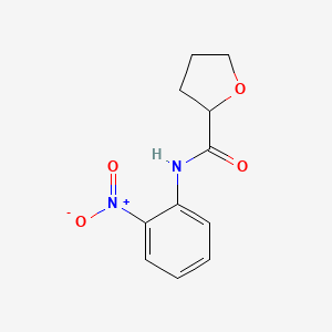molecular formula C11H12N2O4 B10972015 N-(2-nitrophenyl)oxolane-2-carboxamide 
