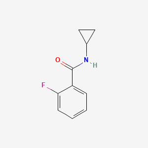 molecular formula C10H10FNO B10972752 N-cyclopropyl-2-fluorobenzamide CAS No. 88229-14-5