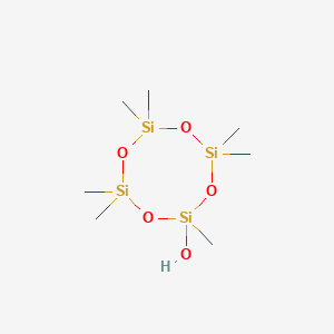 molecular formula C7H22O5Si4 B109728 2,4,4,6,6,8,8-Heptamethyl-1,3,5,7,2,4,6,8-tetroxatetrasilocan-2-ol CAS No. 5290-02-8