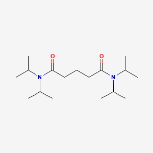 molecular formula C17H34N2O2 B10973007 N,N,N',N'-tetra(propan-2-yl)pentanediamide 