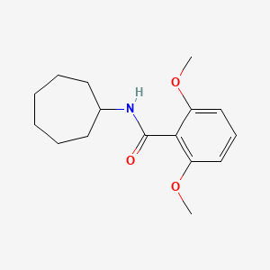 molecular formula C16H23NO3 B10973020 N-cycloheptyl-2,6-dimethoxybenzamide 