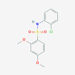 molecular formula C14H14ClNO4S B10973053 N-(2-chlorophenyl)-2,4-dimethoxybenzenesulfonamide 