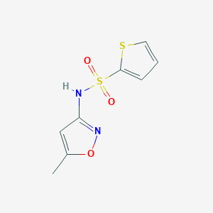 molecular formula C8H8N2O3S2 B10973075 N-(5-methyl-1,2-oxazol-3-yl)thiophene-2-sulfonamide 
