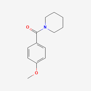 molecular formula C13H17NO2 B10973186 Piperidine, 1-(4-methoxybenzoyl)- CAS No. 57700-94-4