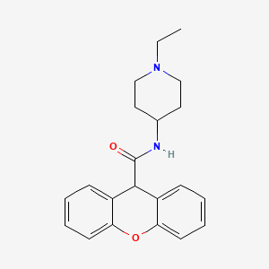 molecular formula C21H24N2O2 B10973259 N-(1-ethylpiperidin-4-yl)-9H-xanthene-9-carboxamide 