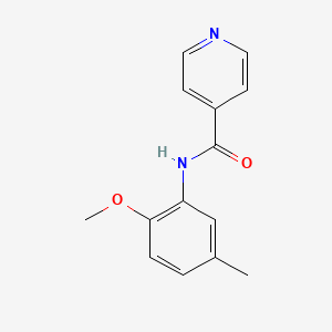 molecular formula C14H14N2O2 B10973860 N-(2-methoxy-5-methylphenyl)pyridine-4-carboxamide 