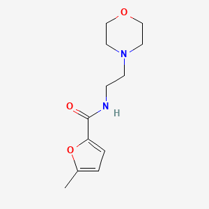 molecular formula C12H18N2O3 B10973920 5-methyl-N-[2-(morpholin-4-yl)ethyl]furan-2-carboxamide 