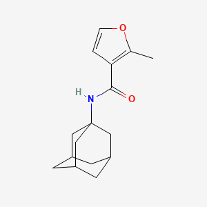 molecular formula C16H21NO2 B10973979 N-(Adamantan-1-YL)-2-methylfuran-3-carboxamide CAS No. 6358-25-4