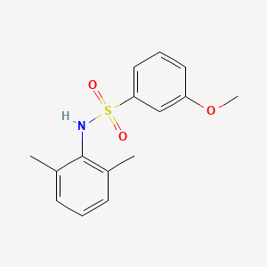 molecular formula C15H17NO3S B10974174 N-(2,6-dimethylphenyl)-3-methoxybenzenesulfonamide 