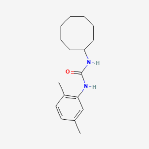 molecular formula C17H26N2O B10974224 1-Cyclooctyl-3-(2,5-dimethylphenyl)urea 