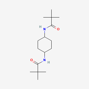 molecular formula C16H30N2O2 B10974933 N,N'-1,4-Cyclohexanediylbis(2,2-dimethylpropanamide) 