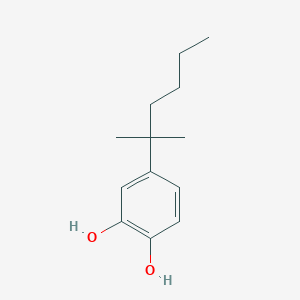 molecular formula C13H20O2 B010975 4-(2-Methylhexan-2-yl)benzene-1,2-diol CAS No. 100186-17-2