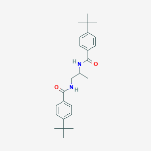 molecular formula C25H34N2O2 B10975049 N,N'-propane-1,2-diylbis(4-tert-butylbenzamide) 