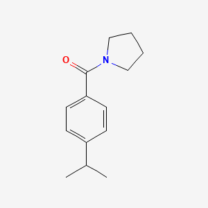 molecular formula C14H19NO B10975085 [4-(Propan-2-yl)phenyl](pyrrolidin-1-yl)methanone 