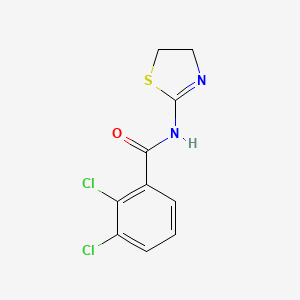 molecular formula C10H8Cl2N2OS B10975218 2,3-dichloro-N-(4,5-dihydro-1,3-thiazol-2-yl)benzamide 