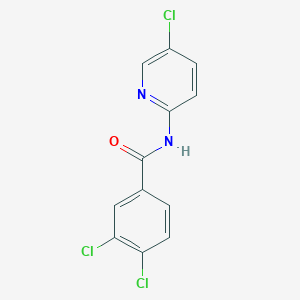 molecular formula C12H7Cl3N2O B10975447 3,4-dichloro-N-(5-chloropyridin-2-yl)benzamide 