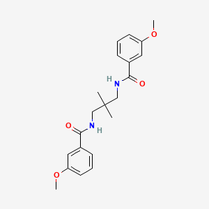 molecular formula C21H26N2O4 B10975564 N,N'-(2,2-Dimethyl-1,3-propanediyl)bis(3-methoxybenzamide) 