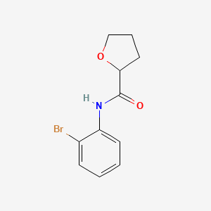 molecular formula C11H12BrNO2 B10975644 N-(2-bromophenyl)oxolane-2-carboxamide 