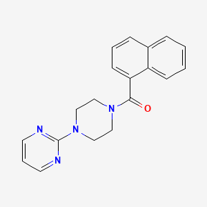 molecular formula C19H18N4O B10975656 Naphthalen-1-yl[4-(pyrimidin-2-yl)piperazin-1-yl]methanone 