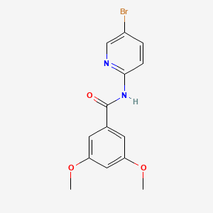 molecular formula C14H13BrN2O3 B10975695 N-(5-bromopyridin-2-yl)-3,5-dimethoxybenzamide 