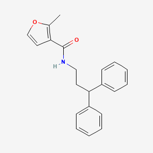 molecular formula C21H21NO2 B10976057 N-(3,3-diphenylpropyl)-2-methylfuran-3-carboxamide 