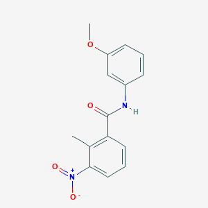 molecular formula C15H14N2O4 B10976107 N-(3-methoxyphenyl)-2-methyl-3-nitrobenzamide 