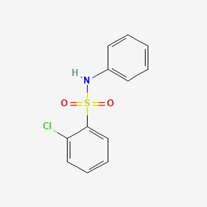 molecular formula C12H10ClNO2S B10976280 2-chloro-N-phenylbenzenesulfonamide 