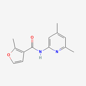 molecular formula C13H14N2O2 B10976369 N-(4,6-dimethylpyridin-2-yl)-2-methylfuran-3-carboxamide 