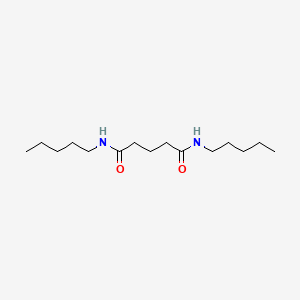 molecular formula C15H30N2O2 B10976401 N,N'-dipentylpentanediamide 