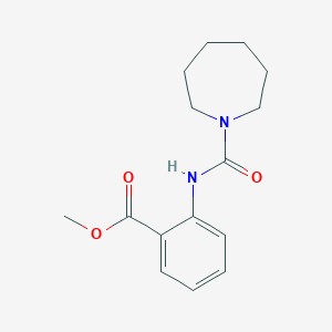 molecular formula C15H20N2O3 B10976435 Methyl 2-[(azepan-1-ylcarbonyl)amino]benzoate 