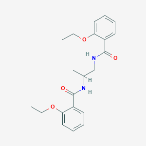 molecular formula C21H26N2O4 B10976436 N,N'-propane-1,2-diylbis(2-ethoxybenzamide) 