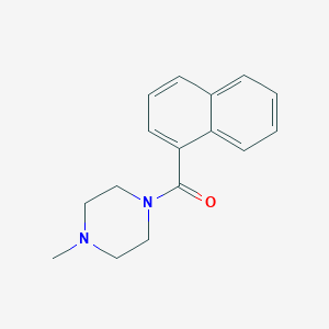 molecular formula C16H18N2O B10976451 1-Methyl-4-(naphthalene-1-carbonyl)piperazine 