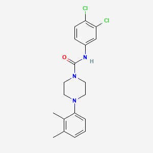 molecular formula C19H21Cl2N3O B10976741 N-(3,4-dichlorophenyl)-4-(2,3-dimethylphenyl)piperazine-1-carboxamide 