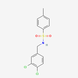 molecular formula C14H13Cl2NO2S B10976752 N-(3,4-dichlorobenzyl)-4-methylbenzenesulfonamide 