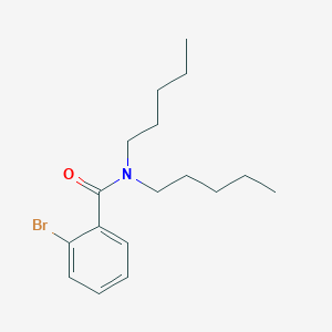 molecular formula C17H26BrNO B10976767 2-bromo-N,N-dipentylbenzamide 