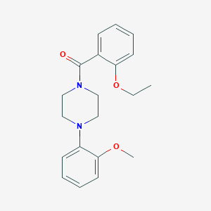 molecular formula C20H24N2O3 B10976769 (2-Ethoxyphenyl)[4-(2-methoxyphenyl)piperazin-1-yl]methanone 